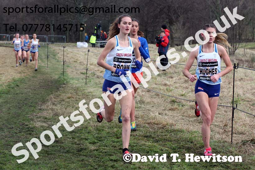 Simplyhealth Great Edinburgh XCountry junior women, 2018 Simplyhealth Great Edinburgh International XCountry. Photo: David T. Hewitson/Sports for All Pics